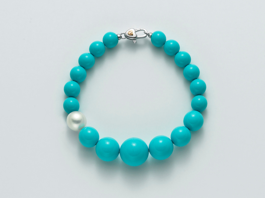 Bracciale Miluna Terra e Mare in Argento 925 Turchese