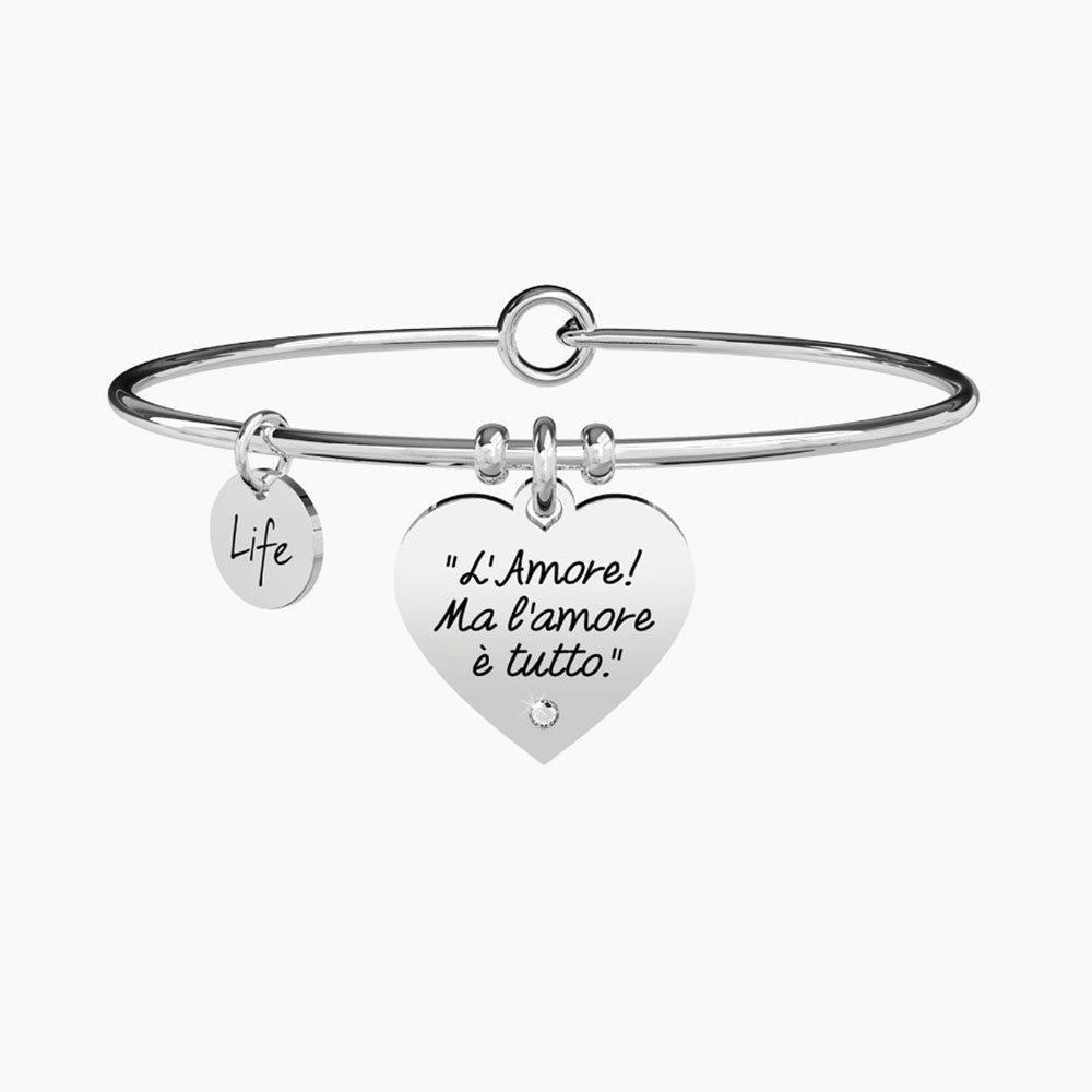 Kidult Bracciale Donna Citazione Dostoevskij | Acciaio 316L | Collezione LOVE