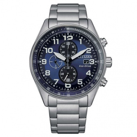 Citizen Orologio Chrono Urban Eco-Drive Blu Acciaio CA0770-72L