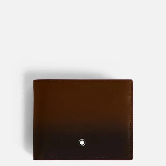 Montblanc Portafoglio Meisterstück 6 Scomparti Marrone