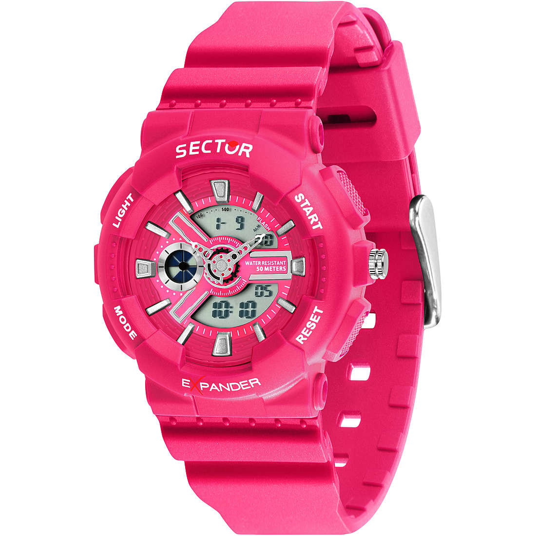 Sector Orologio Donna Quadrante Rosa | Cinturino Silicone | Resistente 10 ATM