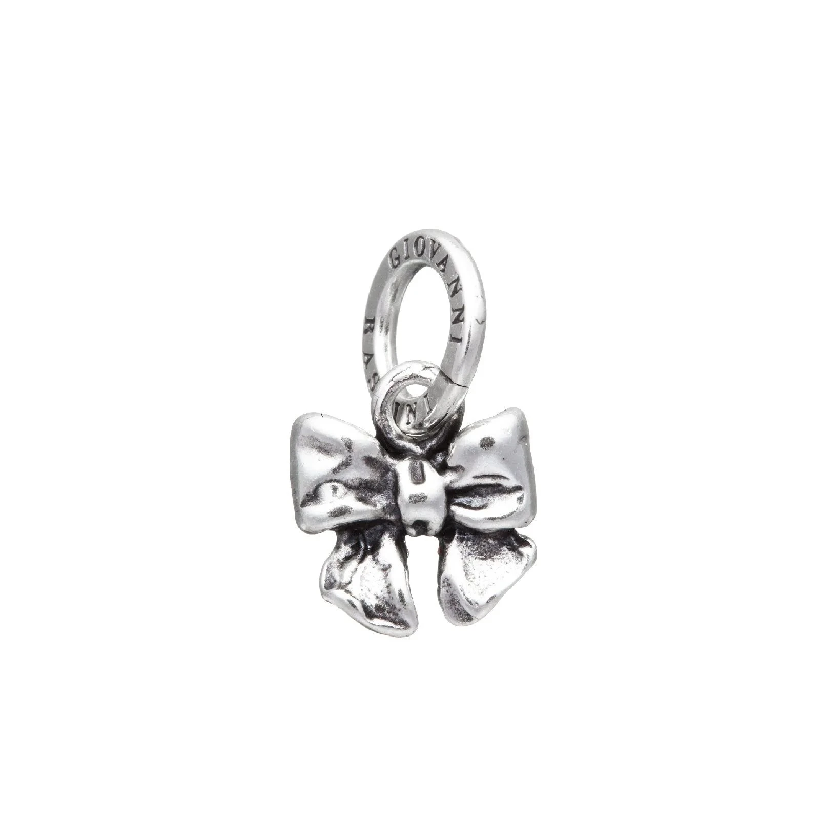 Giovanni Raspini | Ciondolo Donna | Fiocco Sinuoso | Argento 925 | Made in Italy