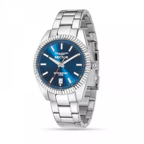 Sector Orologio Uomo Quadrante Blu | Acciaio Inox | 5 ATM