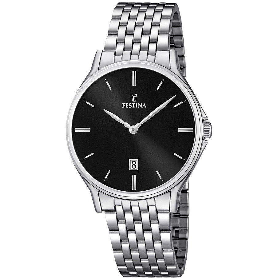 Festina | Orologio Uomo | Quadrante Nero | Acciaio | 39 mm