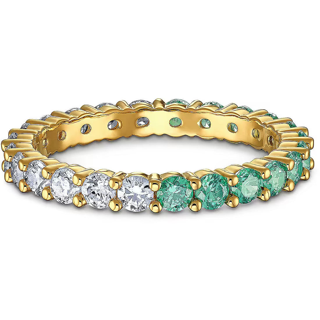 Swarovski Anello Donna Veretta Multicolor | Lega placcata oro | Zirconia
