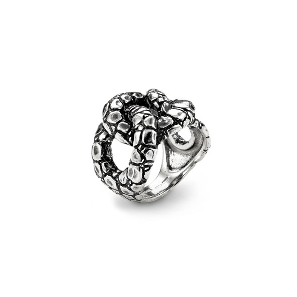 Giovanni Raspini Anello Coccodrillo in argento 925