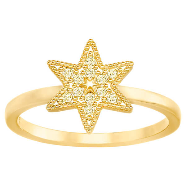 Swarovski Anello Donna Stella Scintillante | Metallo Placcato Oro | Elegante