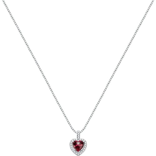 Morellato Collana Donna Nobile in Argento 925 con Cuore e Cristallo