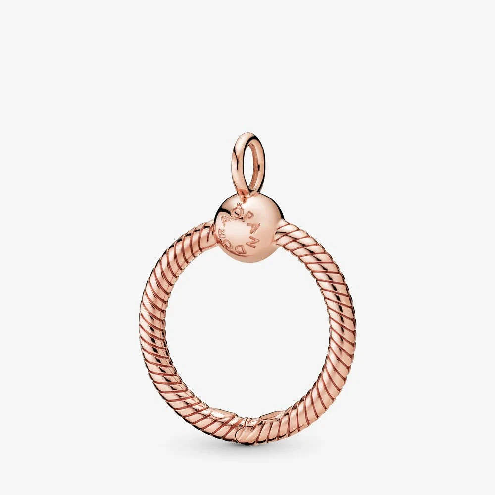 Pandora | Pendente porta charm | O Small Rosé | Pandora Rose | 5 charm