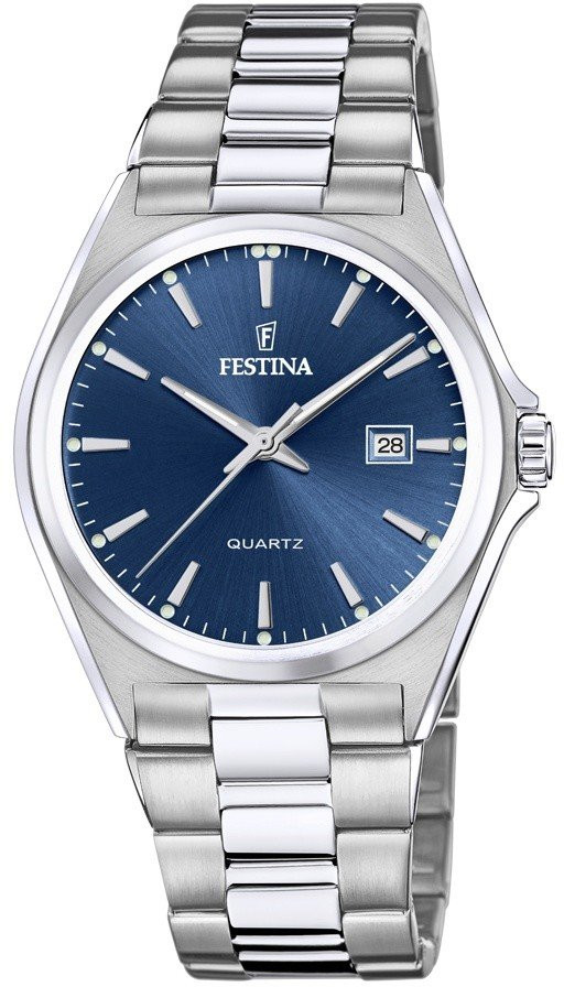 Festina Classic Bracelet Blu Acciaio