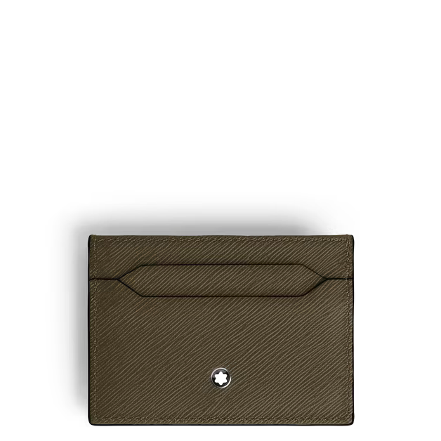 Montblanc Portafoglio Portacarte Sartorial in Pelle Saffiano