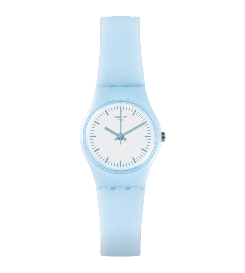 Swatch Orologio Clearsky Blu Chiaro | Silicone | Movimento al quarzo