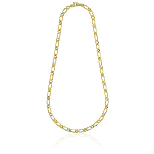 UNOAERRE Collana Uomo Grumetta e Figaro | Metallo di Alta Qualità | 55 cm