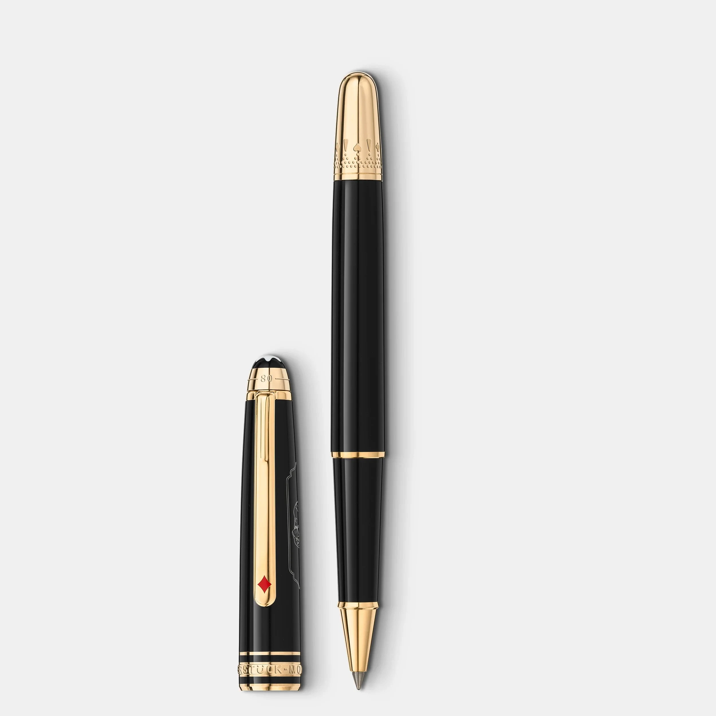Montblanc Penna Roller World in 80 Days | Resina Antracite | Elefante Inciso