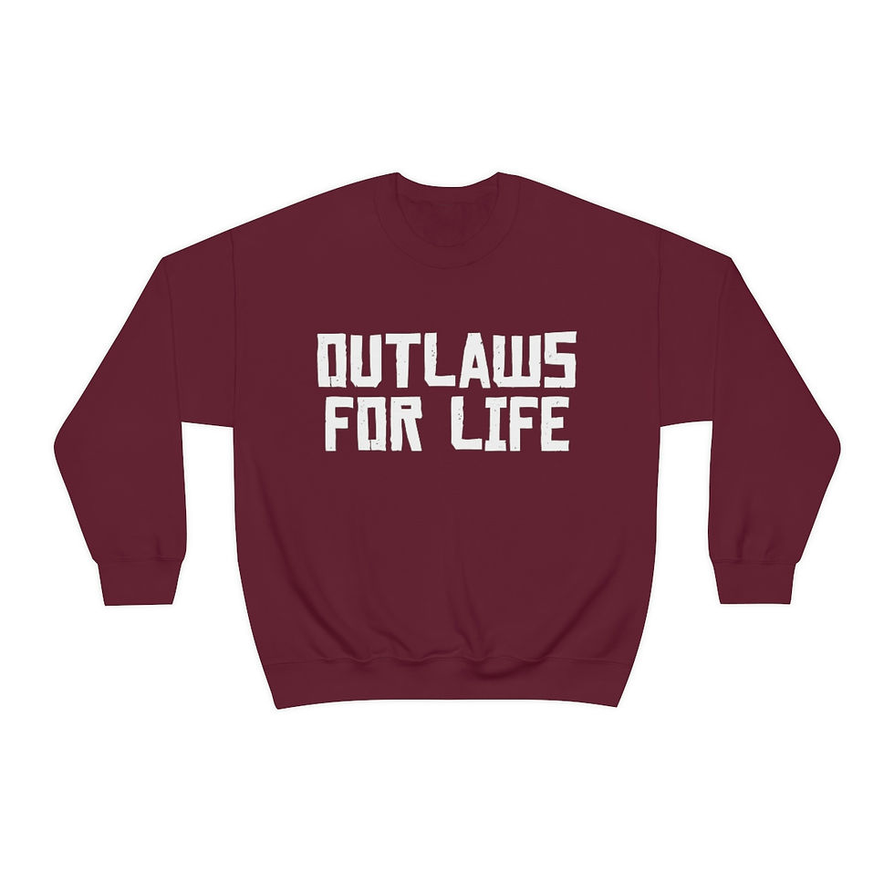Miniatura: Outlaws For Life - Western Redemption Gamer Sweatshirt, RDR2, RDR, Video Gam...