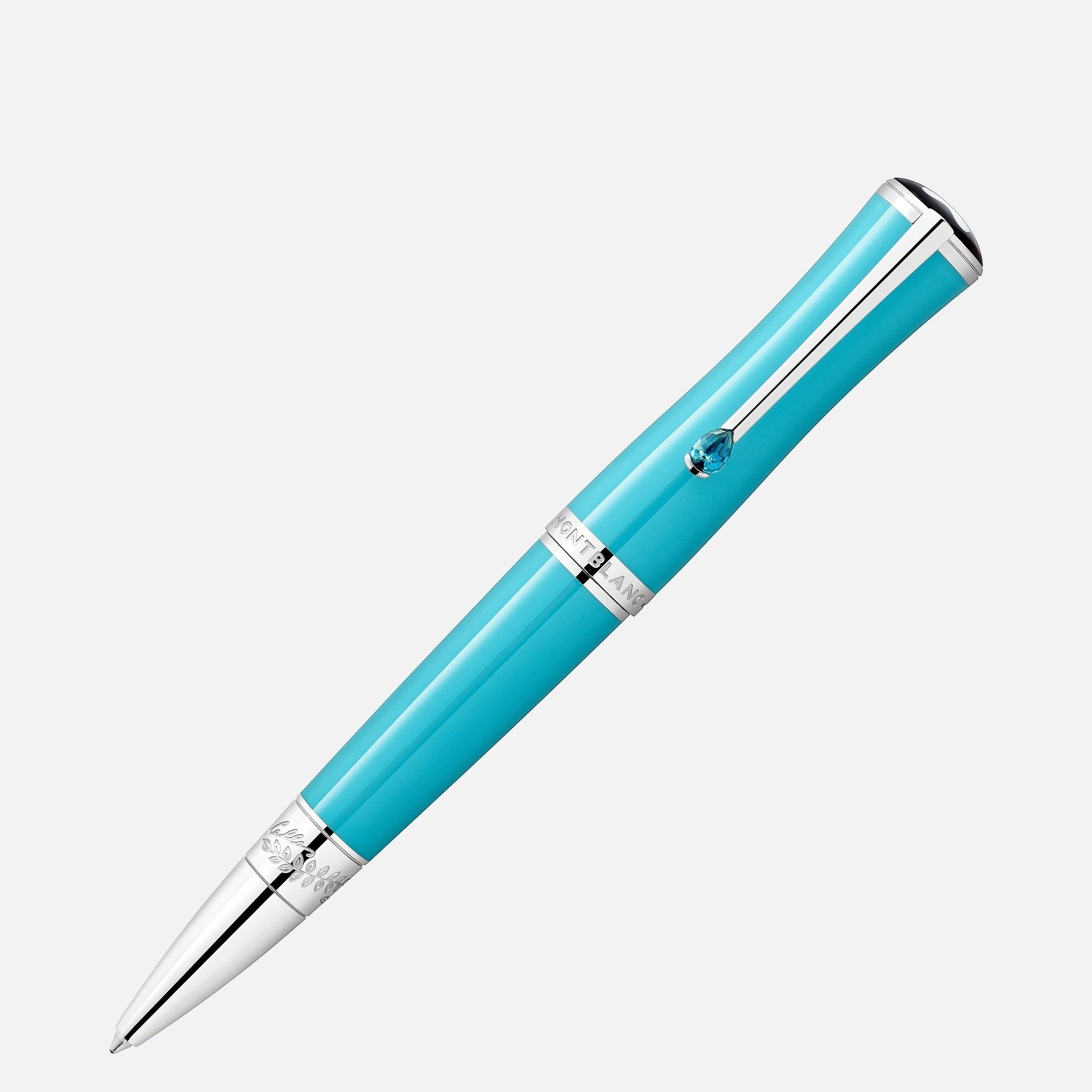 Montblanc | Penna | Maria Callas Ediz. Speciale | Resina turchese | Platino