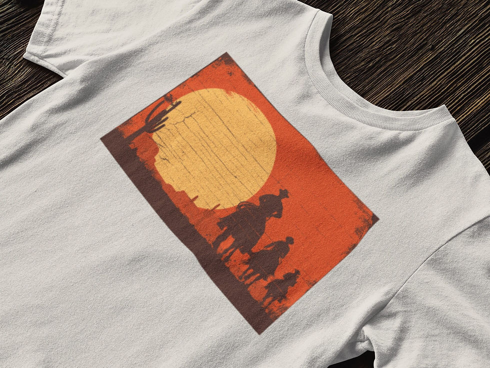 Thumbnail: Cowboys Gang Tshirt – Western Redemption, rdr2,  Gamer T-Shirt Designs, Funn...