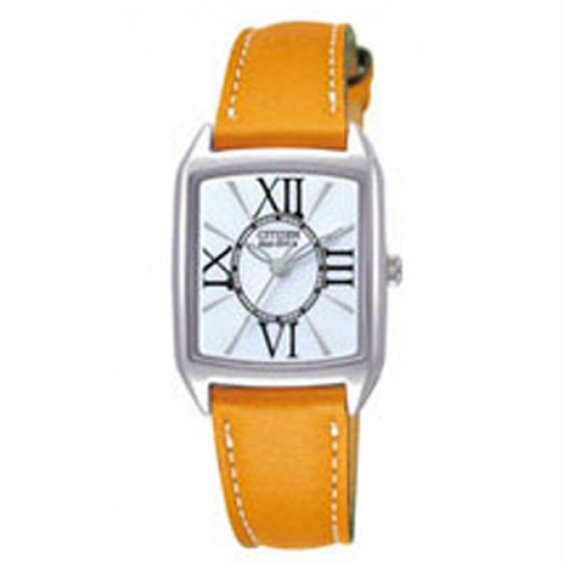 Citizen Orologio Donna Solare | Acciaio | Cinturino Giallo