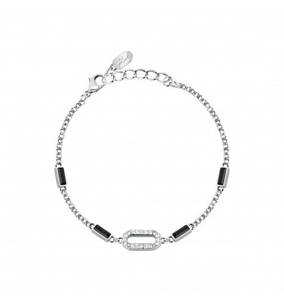 Karl Lagerfeld | Bracciale Donna | Cristalli Baguette | Acciaio | Regolabile