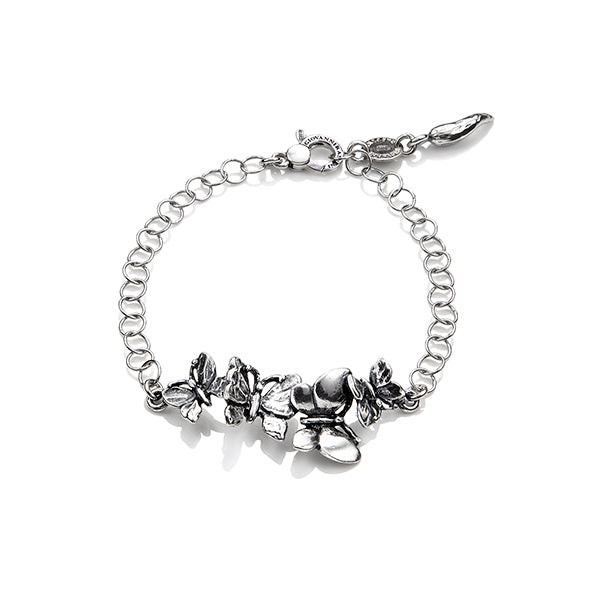 Giovanni Raspini Bracciale Swing Farfalle in Argento 925