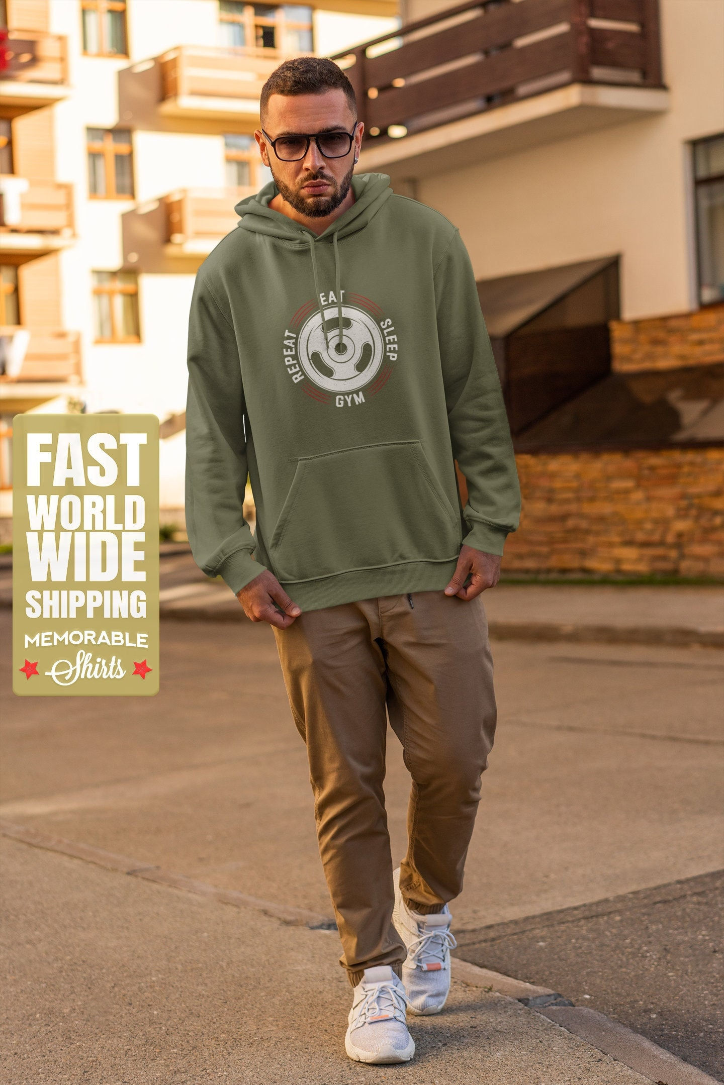 Gym Workout Motivation – Workout Hoodie, Workout Sweatshirt, Gym Sweatshirt,...