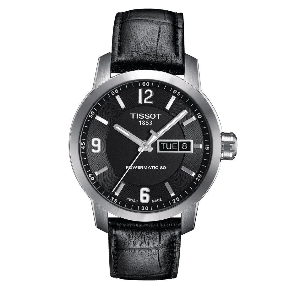 Tissot Orologio Uomo T-Sport PRC 200 | Cassa Acciaio Inox | Cinturino Pelle Nera