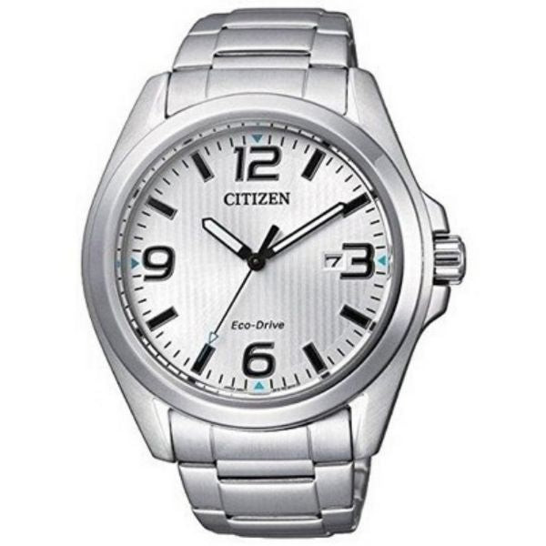 Citizen Orologio Uomo Eco Drive Solo Tempo | Acciaio | Impermeabile 100m