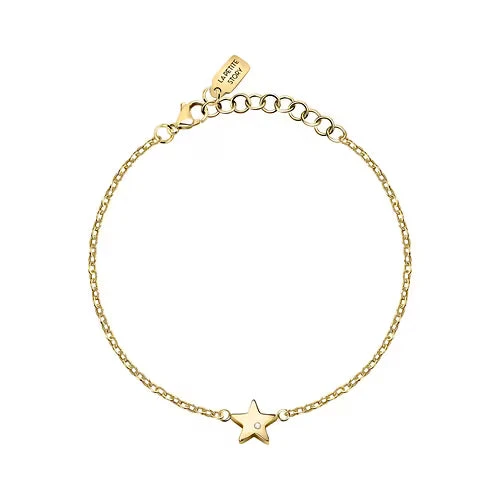 La Petite Story Bracciale Dorato Stella in Acciaio
