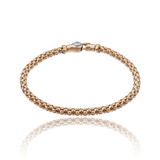 Chimento Bracciale Donna Melograno | Oro Rosa 18kt | Diamanti 0,03 ct