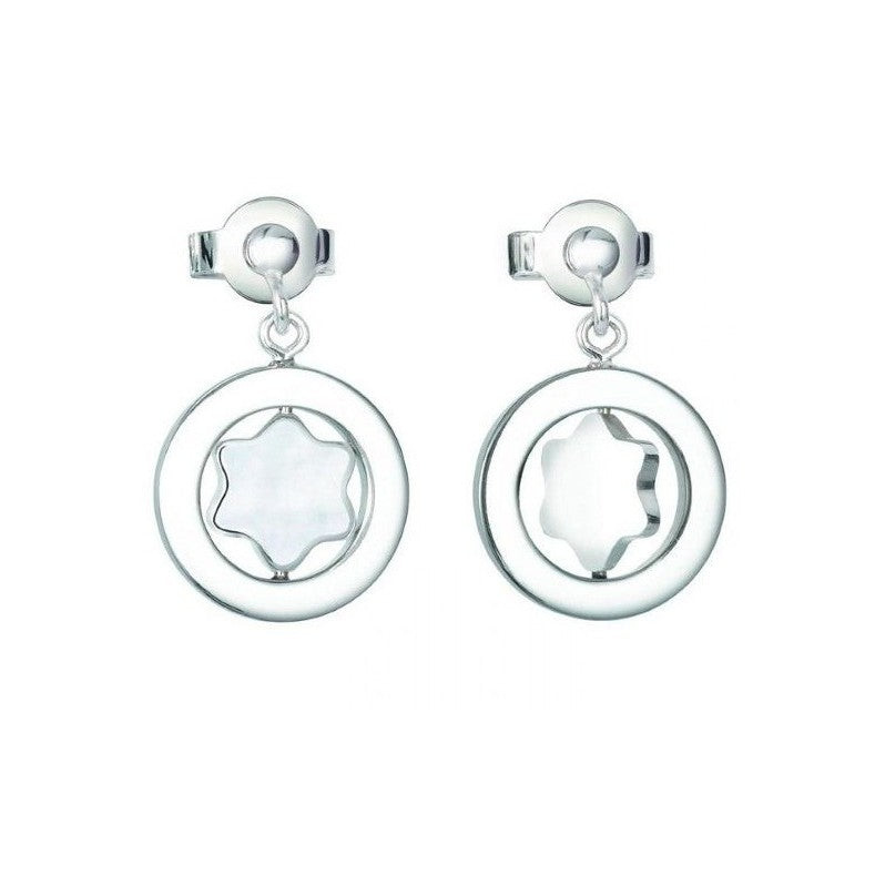 Montblanc Orecchini Donna Star Collection in Argento