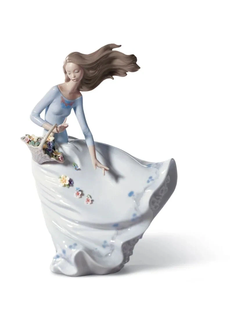 Lladrò Figura Profumi Al Vento Donna in Danza | Porcellana | H 28 cm