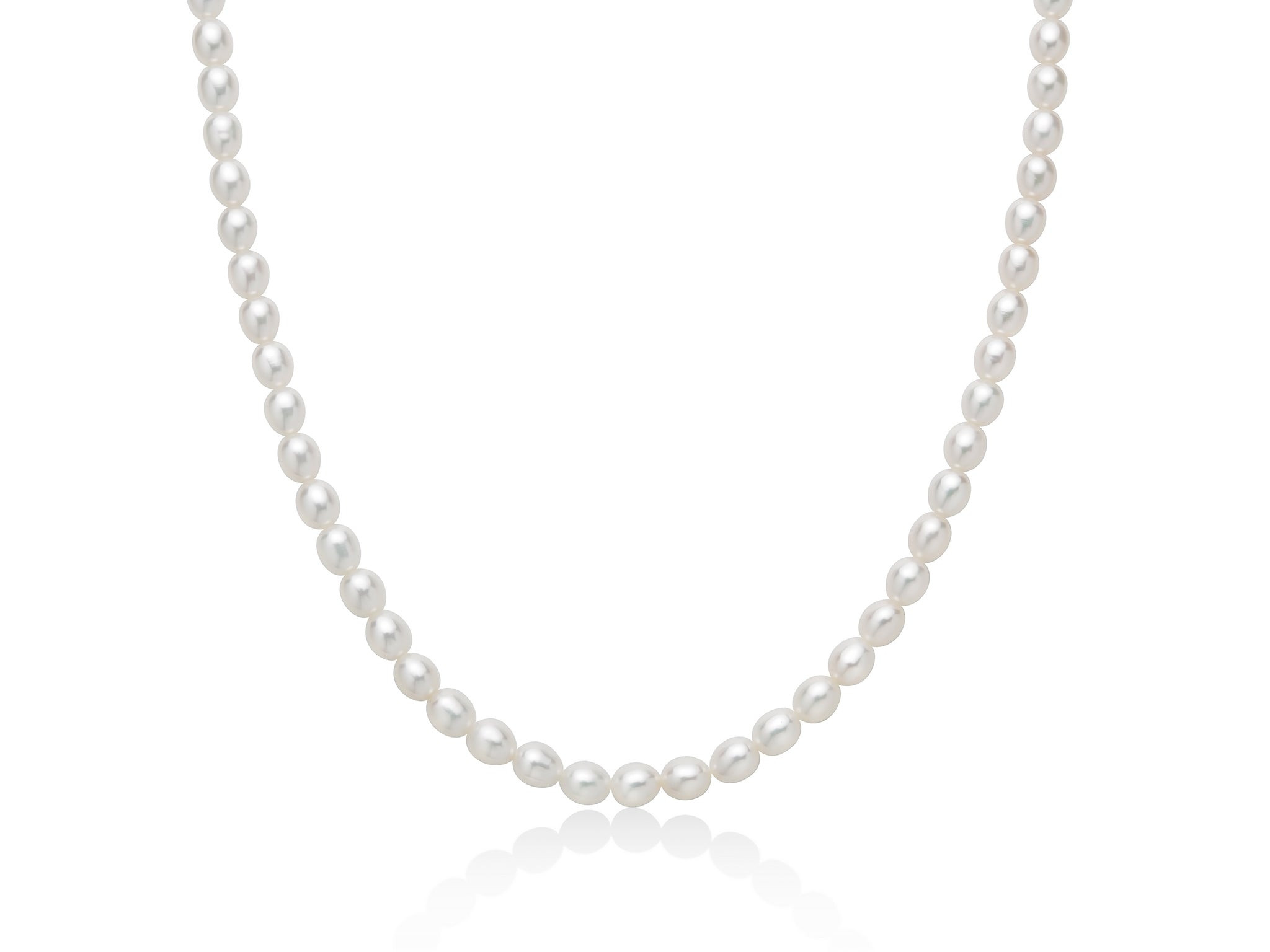 Collana Miluna Pepite di Perle con Chiusura in Argento