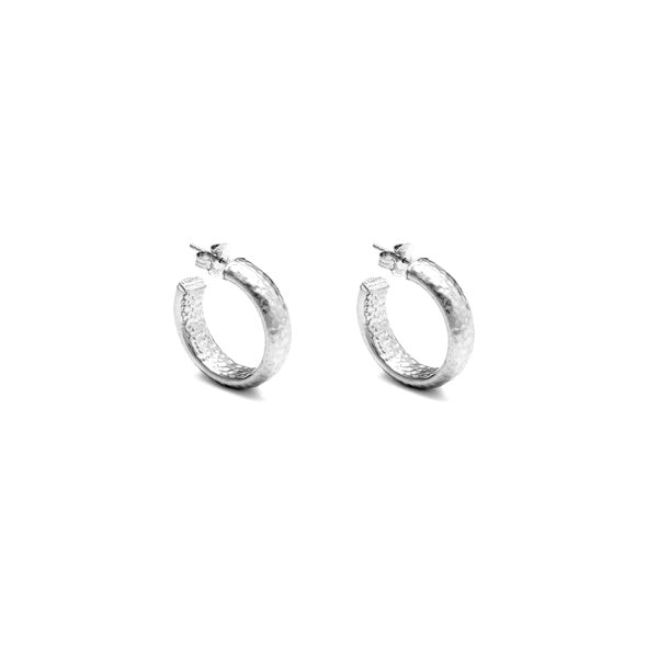 Giovanni Raspini Orecchini Donna Moon Rock Mini | Argento 925 | Fatto a Mano