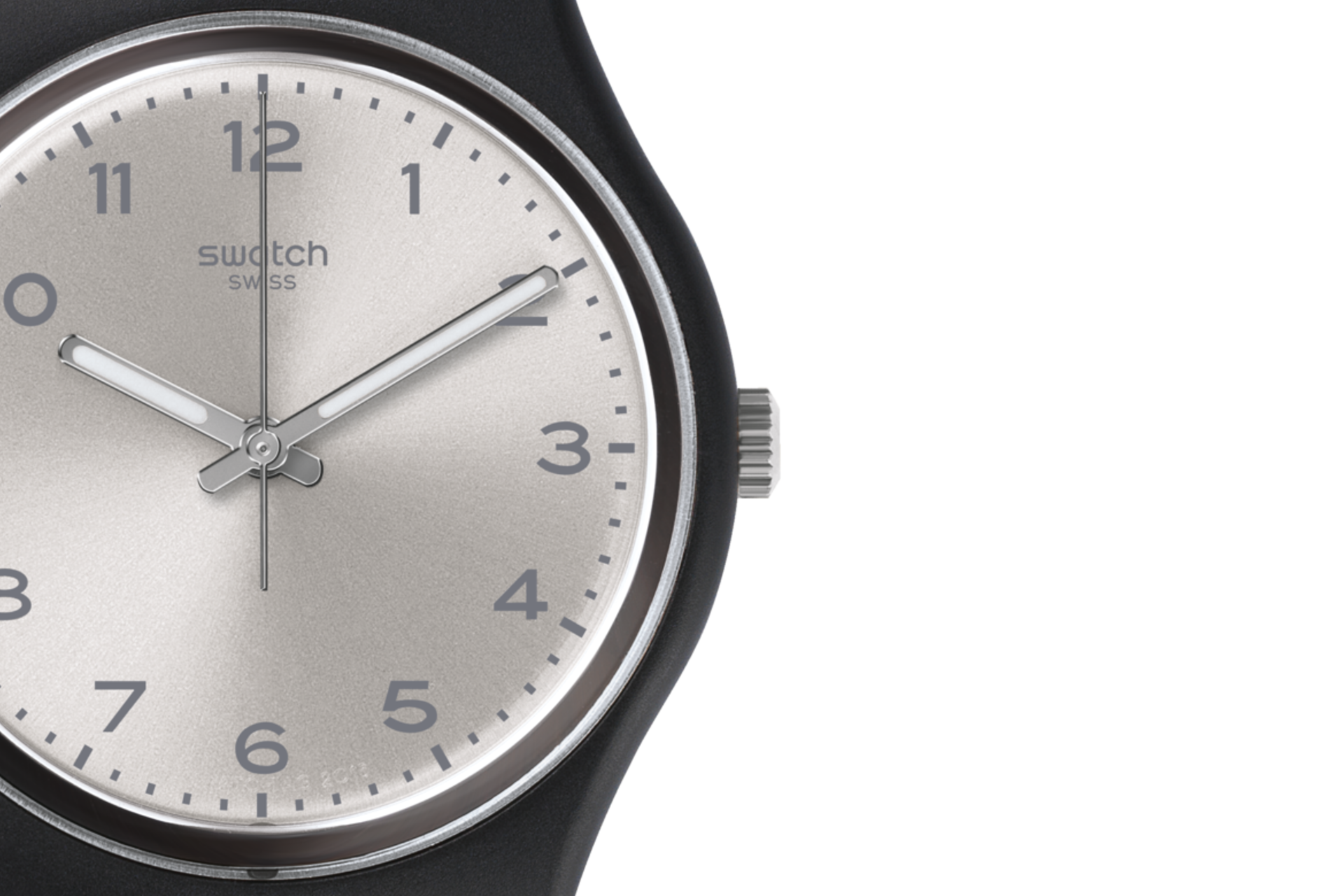 Swatch | Orologio Uomo | Quadrante argentato | Cassa 34 mm | Fino a 30 m