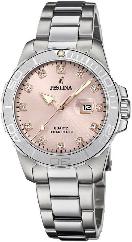 Festina Boyfriend F20503/2 orologio donna acciaio quadrante rosa