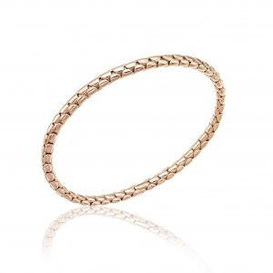 Chimento Bracciale Donna Stretch Spring | Oro Rosa 18kt | Comfort Quotidiano