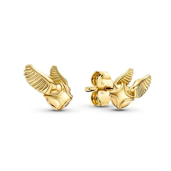Pandora | Orecchini Donna | Boccino d'Oro | Placcati oro 14K | Harry Potter