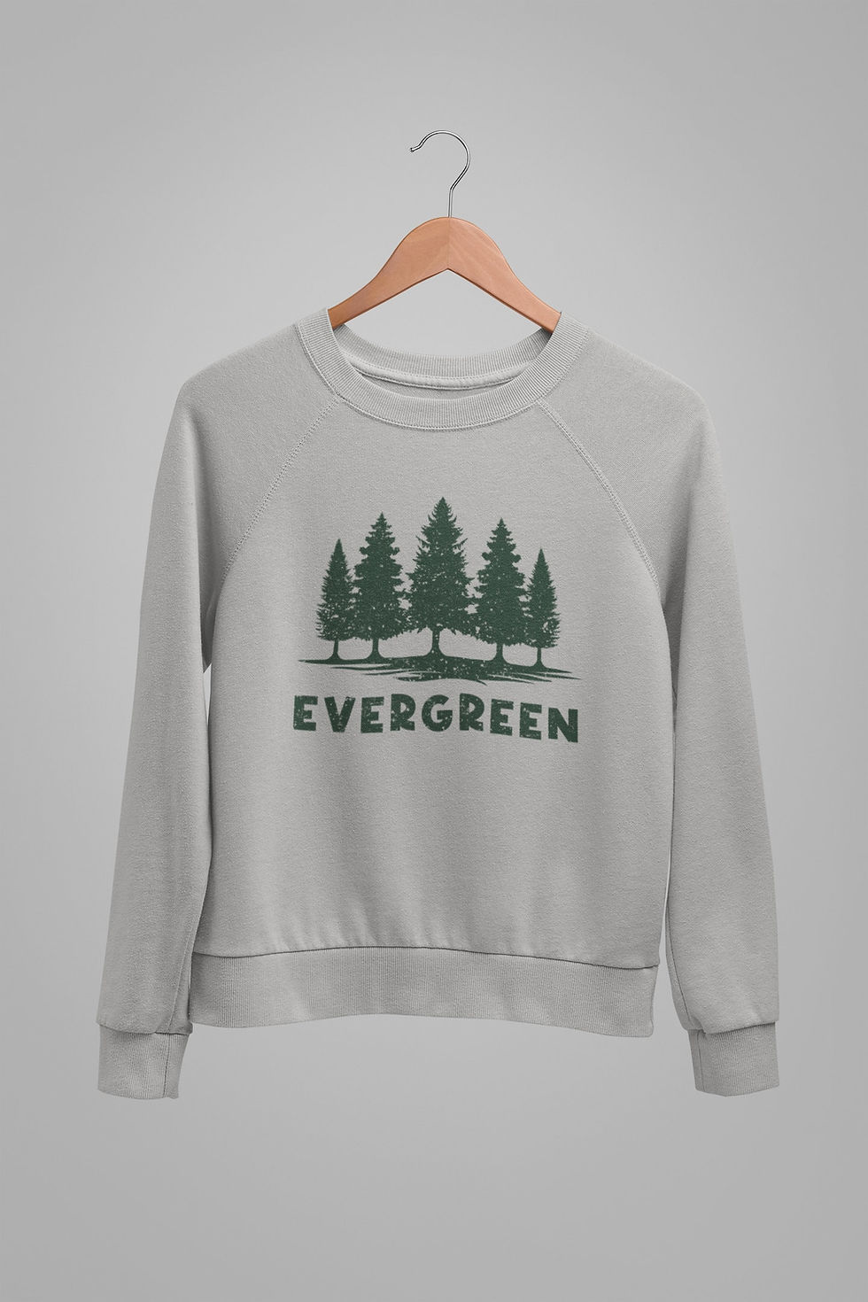 Miniatura: Evergreen – Evergreen Trees, Camping Sweatshirt, Nature Lover, Travel Sweats...
