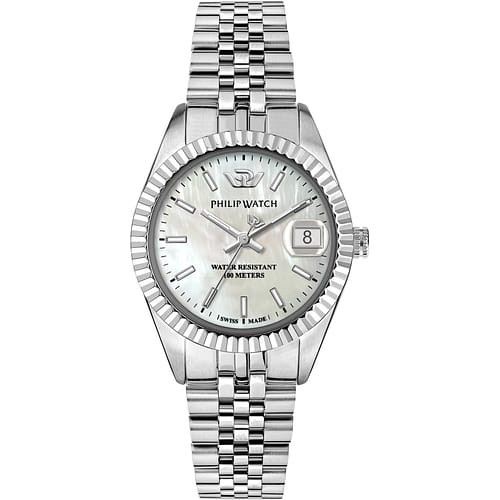 Philip Watch Orologio Donna Caribe Urban con Quadrante Bianco Madreperla e