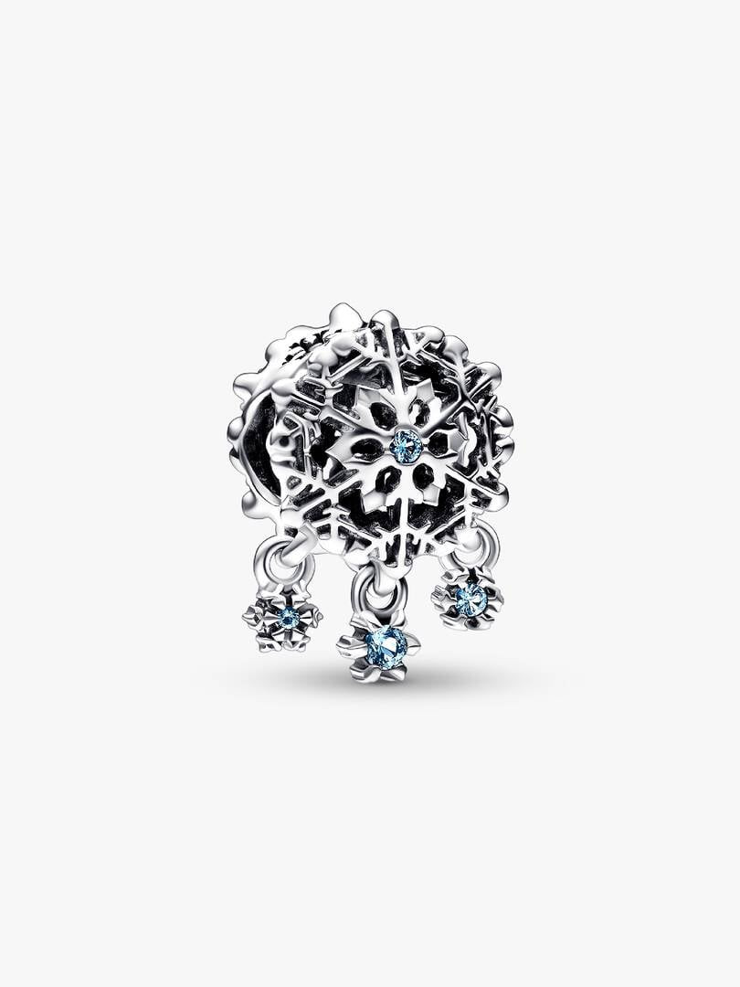 Pandora Charm Fiocco di Neve Ghiacciato in Argento 925