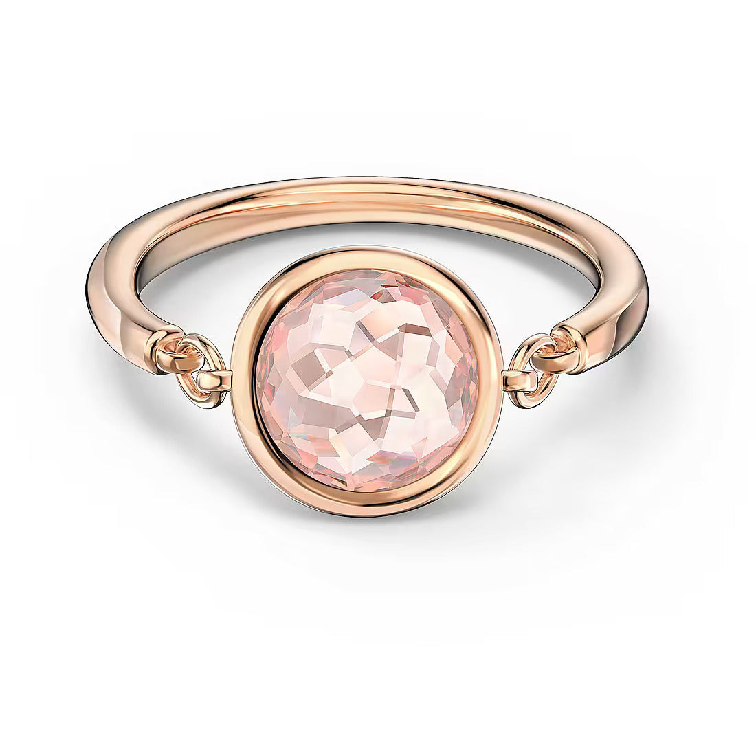Swarovski Anello Donna Cristalli Rosa | Lega Metallo Anallergizzante | Oro Rosa