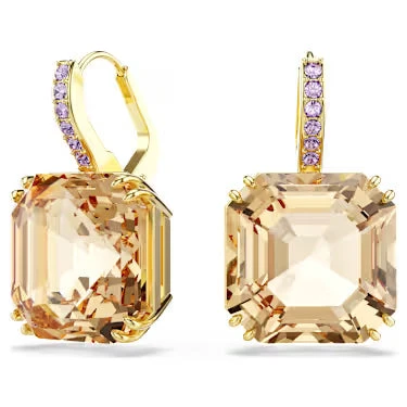 Swarovski | Orecchini Pendenti | Millenia Caramello | Cristalli | Placcatura oro