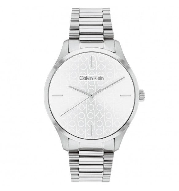 Calvin Klein Orologio Donna Solo Tempo Iconic | Acciaio Inox | Quadrante Silver