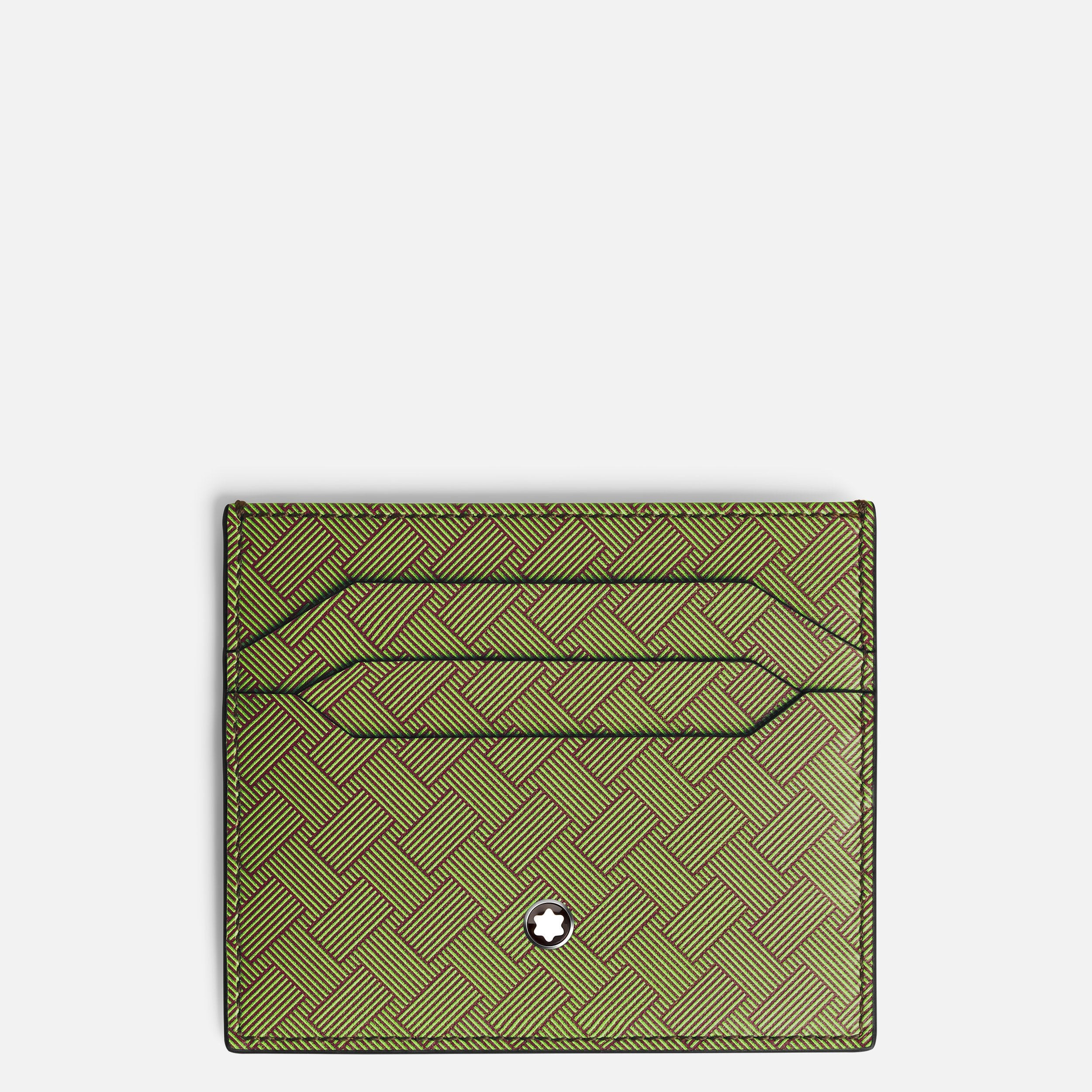 Montblanc Portacarte 6 Scomparti Extreme 3.0 | Pelle Multi Lime | Pelle Cassis