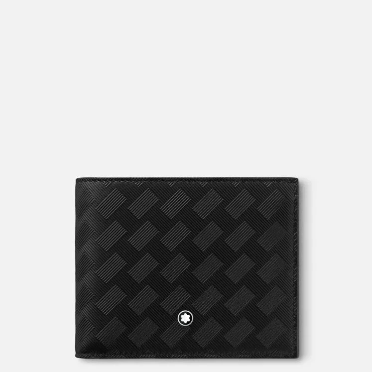 Montblanc Portafoglio Uomo 6 scomparti | Pelle pregiata | 2 scomparti banconote