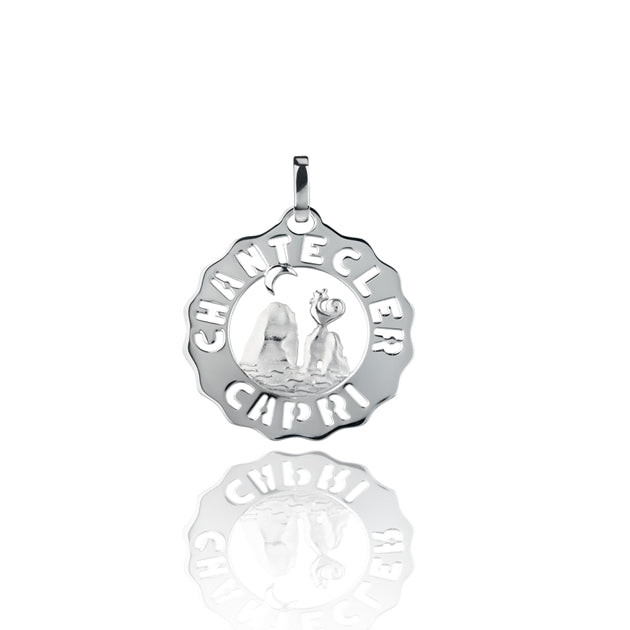 Chantecler Ciondolo Donna Logo Piccolo Faraglioni | Argento 925 | Capri