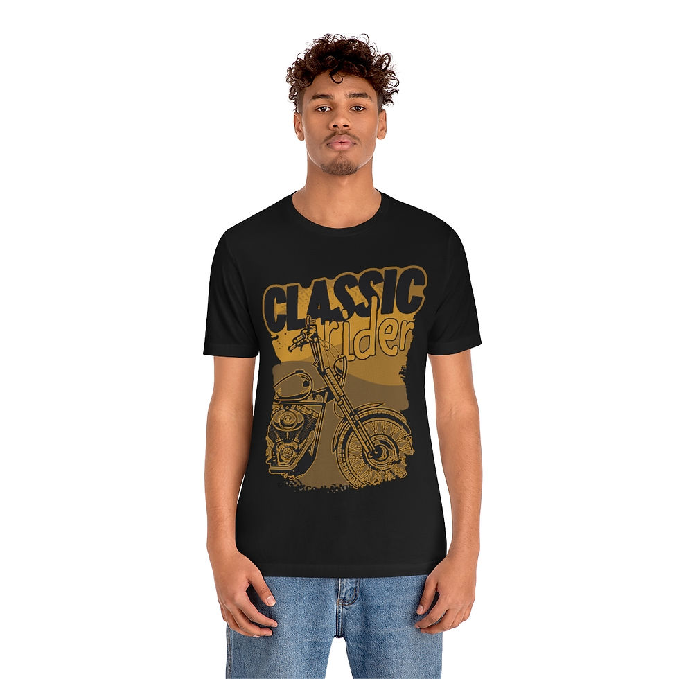 Miniatura: Classic Rider - Motorcycle Gift, Motorbike T shirts, Motorbike Gifts, Gift f...