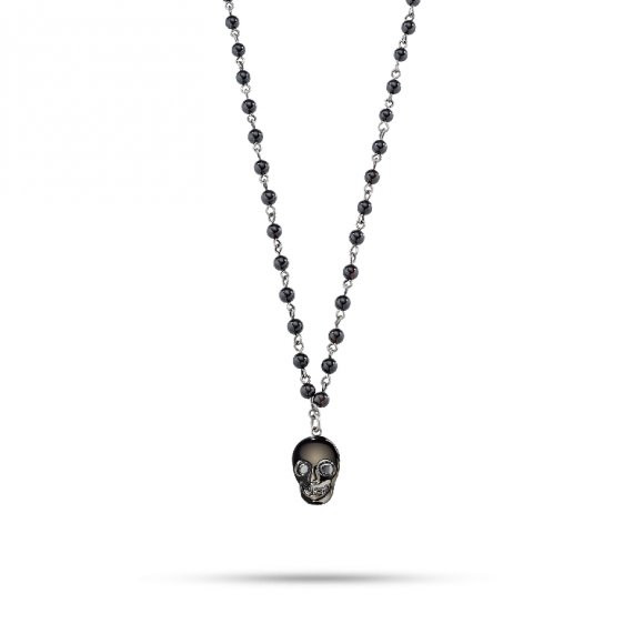 Collana Morellato Uomo Nobile in Acciaio e Onice