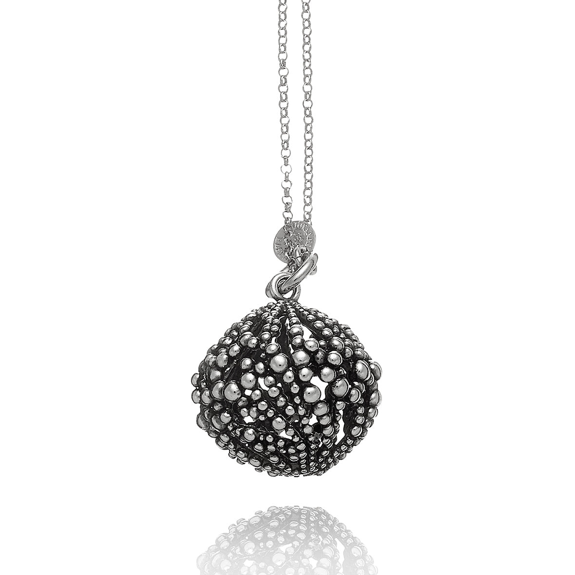 Giovanni Raspini Collana Donna Pendente Boule Perlage | Argento 925 | 90 cm