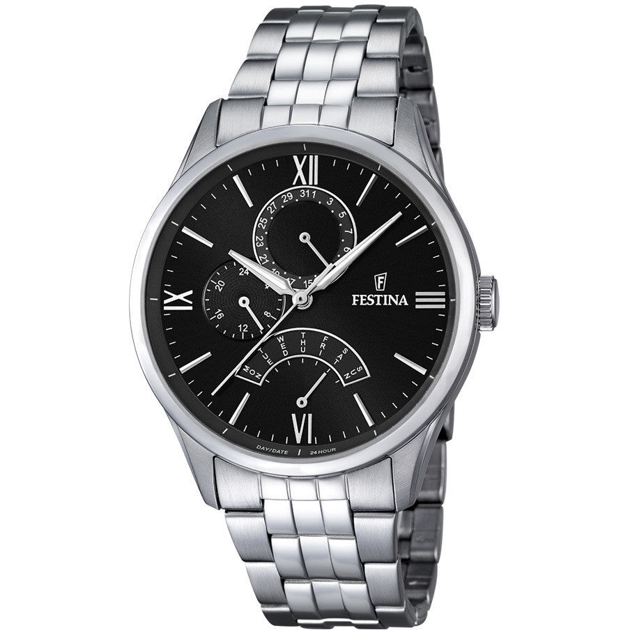Festina | Orologio Uomo | Retro Multifunzione | Acciaio Inox | 45mm